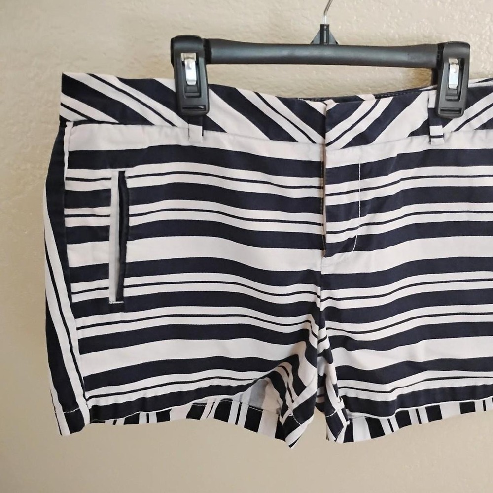 Striped Chino Shorts nautical Preppy styles summer Size 10